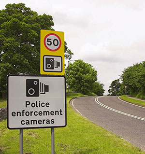 over speed camera fine