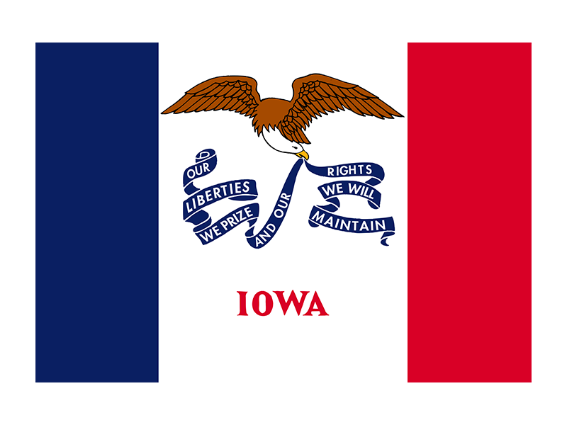 iowa state flag